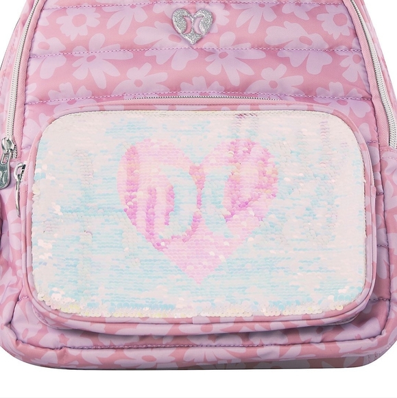 Hurley Unisex Adult Sequin Backpack, Peony Pink, One Size - Picture 3 of 4